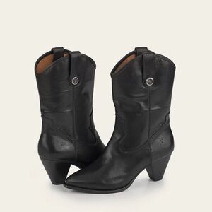 Frye June Western Leather Boots